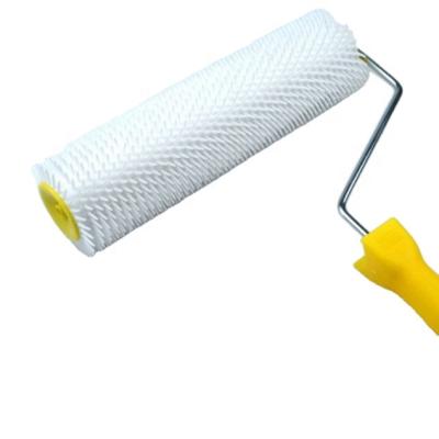 China Industrial Floor pp Spike Roller With Plastic Handle Decorative Outdoor Cleaning Brush Roll In Brush for sale