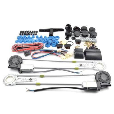 China Safer Universal 2 Door Car Window Power Conversion Kit with Switch for sale