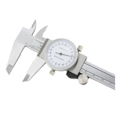 China Fully Metallic High Precision One Way Shockproof Measuring Table Calipers 0-150-200mm Oil Gauges 0.02mm for sale