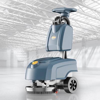 China M30 Hotels Small Electric Walk-Behind Floor Scrubber Automatic Floor Cleaning Machine Wash for sale