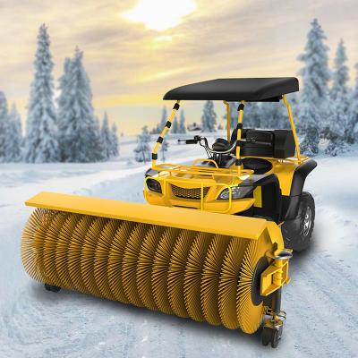 China Building Material Stores Yangzi SXJ003 Heavy Duty Electric Four Wheel Drive Snow Plow Road Snow Sweeper Machine for sale