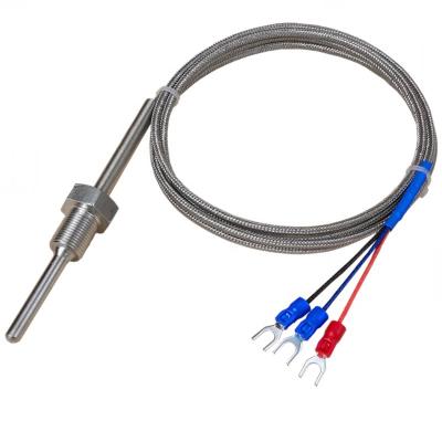 China Pt100 Thermocouple E Probe J Temperature Sensing T Sensor Thermometer Pt100 for sale