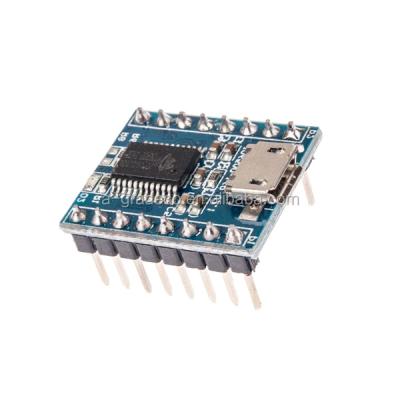 China Product JQ6500 Voice Module MCU Control Broadcast 5 Way Electronic Serial MP3 Module One To One for sale