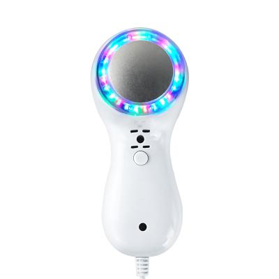 China Ultrasonic Facial Massage Beauty Instrument Ion Vibration Light Beauty Instrument Skin Rejuvenation Photon Acne Treatment 3 Colors Frequency for sale