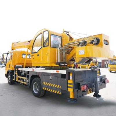 China TRUCK CRANE Hot 10 Ton HOWO Hydraulic Hoist Telescopic Boom Lift Crane For Construction for sale