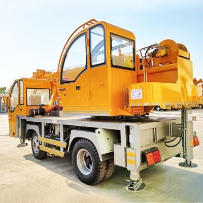 China TRUCK CRANE At a self-contained material loss 6 ton passenger hoist crane passenger crane roller for sale