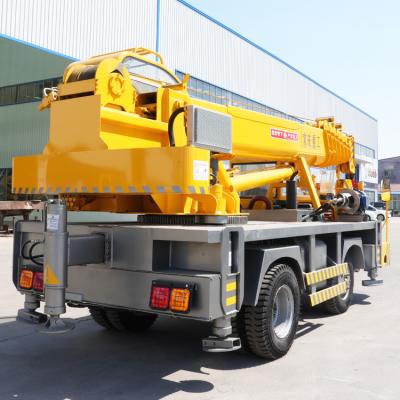 China TRUCK CRANE Best Selling 8 tons self-successful crane for hydraulic construction engine crane truck crane for sale