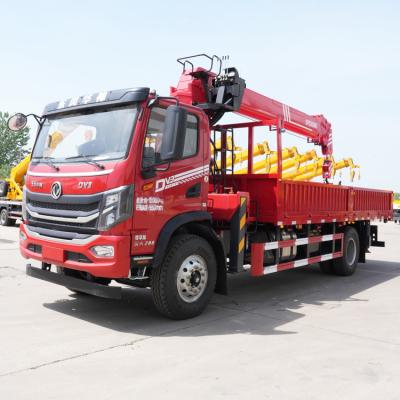 China TRUCK CRANE At a loss Dongfeng 8 ton mounted crane truck mounted crane heavy duty crane crane 8t for sale