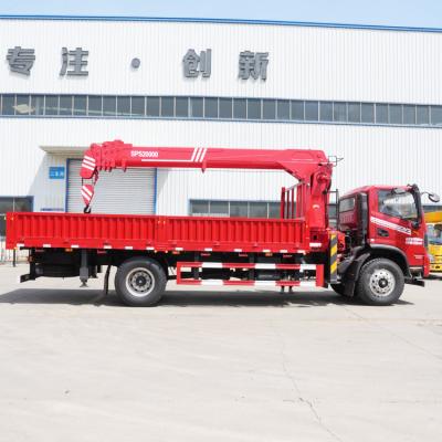 China Best Price Dongfeng CRANE TRUCK 8 ton mounted hydraulic crane valve crane machine for construction crane wire crane for sale