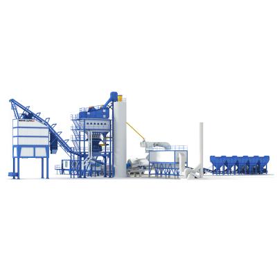 China Stationary Batching Mixing Plant 260T Asphalt Mixing Plant 320Tph Asphalt Hot Mix Station Batch for sale