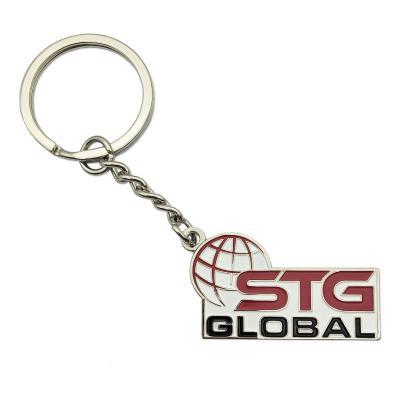 China Custom Hard Soft Enamel Global Key Holder STG Souvenir Gift Activities Europe Metal Pendant Key Chain for sale