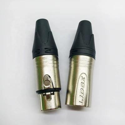 China Connectors & Audio Terminals Series Speaker Connectors, Terminals & Accessories 3 Pin Cable XLR Connector One Very Plug for sale