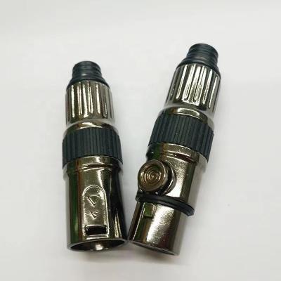 China Connectors & Audio Terminals Series Speaker HiFi Part Gold Filled Connector Cable XLR One XLR Connector 3 Pin Plug Very for sale