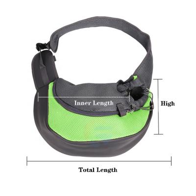 China Designer Luxury Pet Travel Breathable Bag Custom One-Shoulder Cross - Body Breathable Pet Bags For Dogs for sale