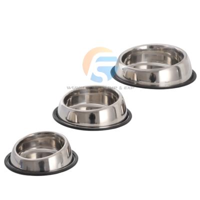 China Viable Direct Oblique Bowl Stainless Steel Mouth Bowl Factory Supply Factory Supply Dog Neck Guard Promotional Pet Bowl for sale