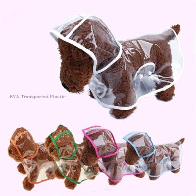 China Puppy Fashion Outdoor Pet Clothing Cat Dog Raincoat Viable Raincoat Various Specifications for sale