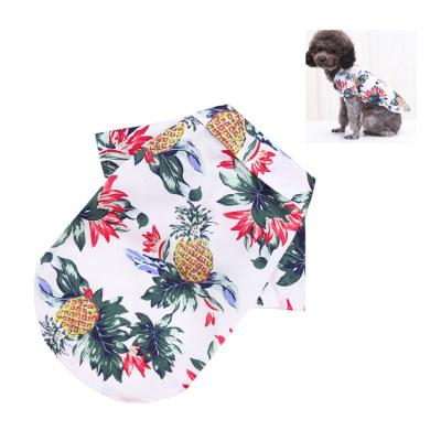 China New Viable Supplies Hot Selling Designers Pet Dog Clothes Luxury Printed Pet Shirts Cat Dog Clothes Summer Pet Clothes for sale