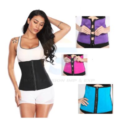 China New Design Breathable Body Shaper Top Waist Trainer Women 2021 High Compression Waist Trainers for sale