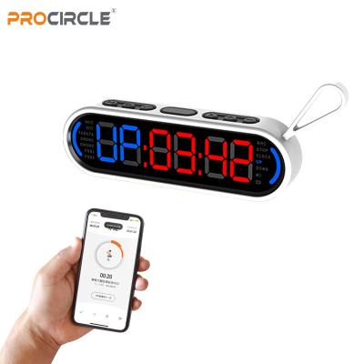 China Multifunctional Fitness Timer Smart Clock with Magnet Built-in APP Controlled Workout Timer for sale