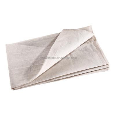 China Plain high quality linen plain cotton fabric for clothing for sale