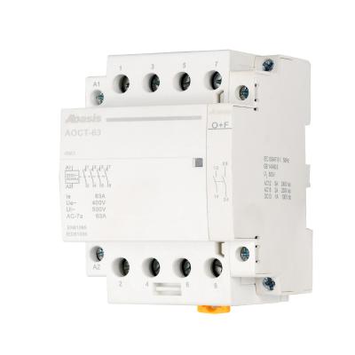 China CZOAO AOCT-63 4NO Porcelain Contactor Electrical Contactor Modular Contactor Oasis AOCT-63 4NO for sale