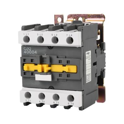 China Silver Wholesale Electrical Contactor CJX2-40004/50004/65004 Telemecanique Price Coil 4P Contactor for sale