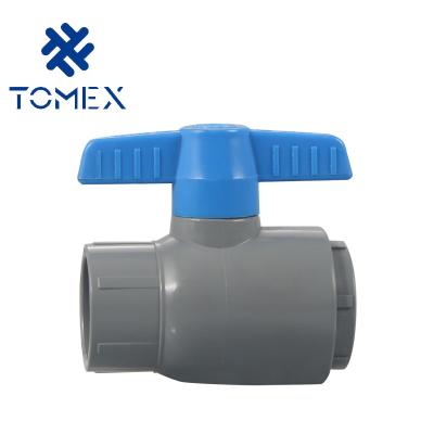 China cpvc valve pvc single union ball valve at lowest price high-quality ball valve TOMEX for sale