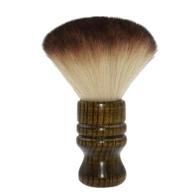 China Waterproof Professional Wood Handle Material Nylon Stiffens Detergent Hair Salon Neck Care Brush Face Cleaning Brush Wood Handle Material for sale