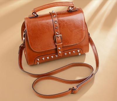 China 2021 Fashion Hot Sale Genuine Leather Lady Handbag in Guangzhou for sale