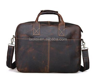 China High Quality Supply Genuine Leather Laptop Bag for sale