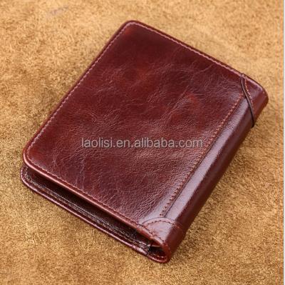 China RFID High Quality Fashion Wallet Genuine Leather Low Price for sale