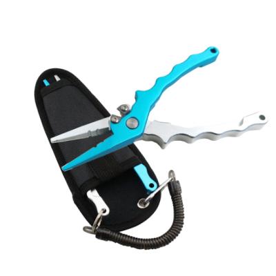 China Tungsten Cutter Rust Proof Aluminum Fishing Pliers For Saltwater Fishing for sale