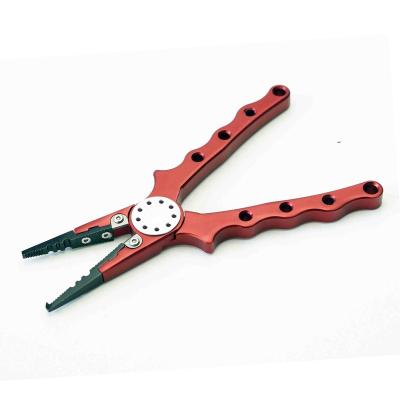 China Aluminum Tungsten Cutter Fishing Pliers With Tungsten Steel Blade for sale