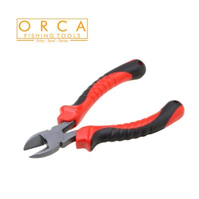 China T eflon liner drop forged high carbon side cutter fishing pliers tools for sale