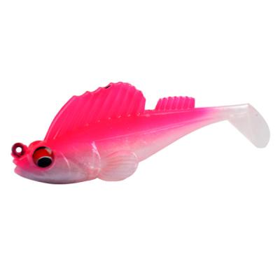 China Durable Silicone Bait Lead Soft Head Fish Fishing Lures Swim Bait Jig Artificial Plastic Heads for sale