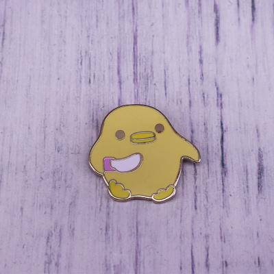 China Weeby Knife Copper Duck Enamel Pin Jewelry Spirited Away for sale