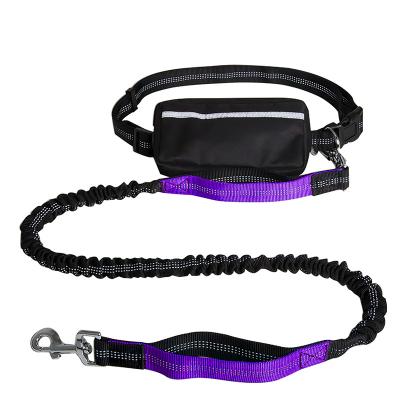 China Professional Rope Thoughtful Running Retractable Collar No Pull Harness Thoughtful Adjustable Walking Belt Hands Free Dog Leash for sale