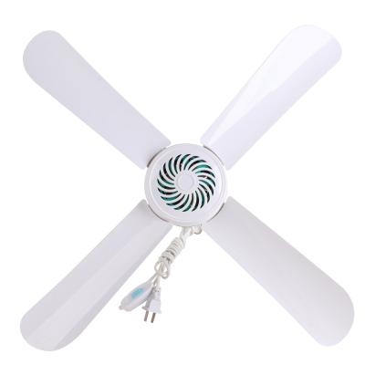 China Hotel Four-blade ABS Muffle Mosquito Home Mini Fan Small Decelling Fan Electric Ceiling Fans for sale