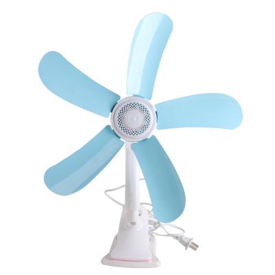 China Mini Fan Electric Portable Personal Fan Hotel Factory Direct USB Table Five-Blade Clip Fan Practical Cooling Classic for sale