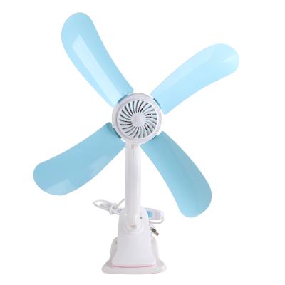 China Mini Fan Electric Portable Personal Fan Hotel Factory Direct USB Table Clip Handy Cooling Four-blade Classic for sale