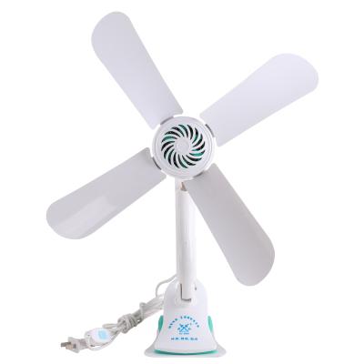 China Hotel HEJ Factory Direct Fan USB Table Clip Practical Cooling Four-Blade Fan Mini Fan Electric Portable Personal Advanced for sale