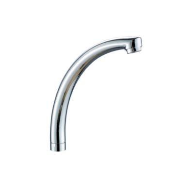 China Modern 9 Inch Iron Stainless Steel Bend Pakistan Market Bangladesh Kitchen Faucet Chrome Spout Pipe for sale