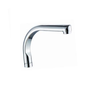 China SPR-2010 Modern OEM SS 304 Chrome Polishing Short Square L Square Hose Kitchen Faucet Outlet Elbow Pipe for sale