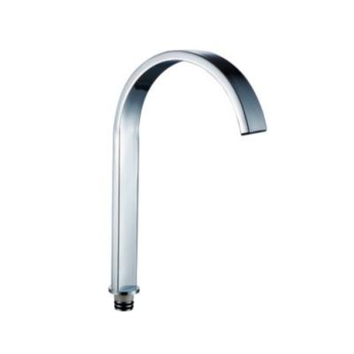 China Modern SPR-2013 SS 304 Chrome Pipe Elbow C Round Hose Kitchen Faucet Outlet Square Polishing for sale