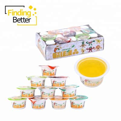 China Matcha Jelly Cup Honey Caramel Black Normal Sweet Royal Tea Halal Meat Green Tea Jelly Pudding for sale