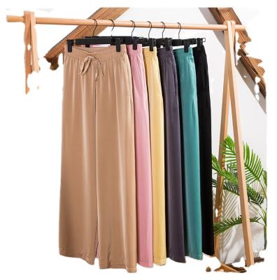 China New Style Anti-wrinkle All Season ThinJeans Women Loose Drape Cloud Pants Wide Leg Pants for sale