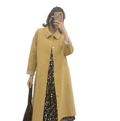 China 2020 Winter New Arrival QUICK DRY Women's Classic Overcoat Wool Cashmere Blend Long Clothing Coats for sale