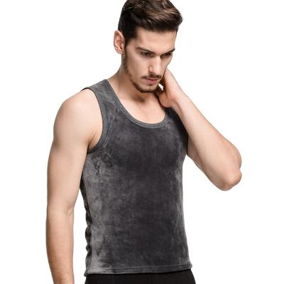 China 2021 Viable New Arrival Bilateral Brushed Fleece Custom Logo Printing Leisure Wear Men's Vest Vests for sale