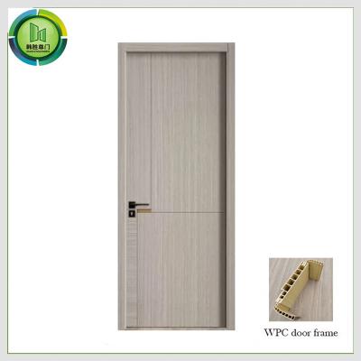 Chine WPC pèlent la porte simple de patio d'UPVC, utilisation en bois étanche à l'humidité d'hôtel de portes d'UPVC à vendre