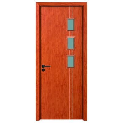 China Puertas de vidrio internas impermeables para decoración de alta gama Puerta Wpc en venta